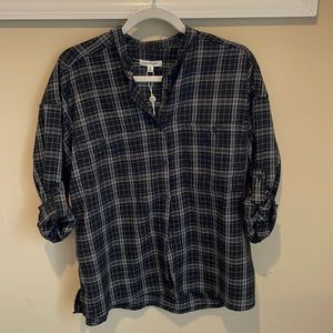 MAX STUDIO black and white flannel 🖤🤍 NWT✨